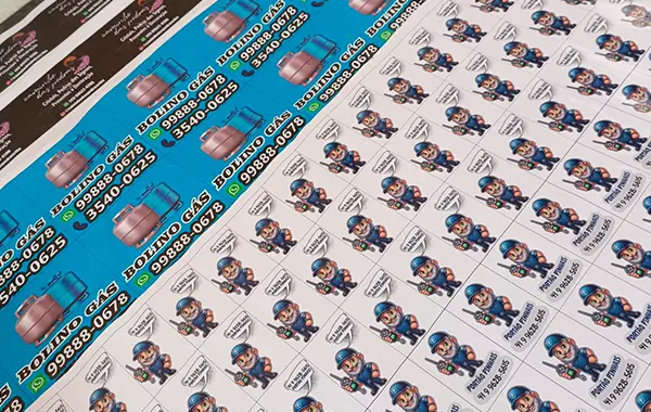 Foto ilustrativa adesivos personalizados